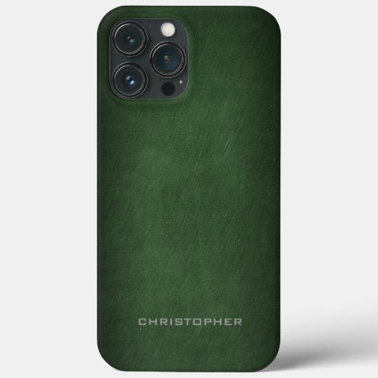 Gecontextureerde look met Groen Manly Design Case-Mate iPhone Case (Achterkant)