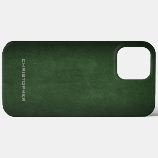 Gecontextureerde look met Groen Manly Design Case-Mate iPhone Case (Achterkant (horizontaal))
