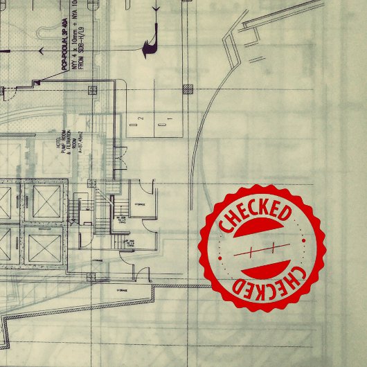 Gecontroleerd, accountant, klein bedrijf rubberstempel