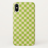 Gecontroleerd Apple Green en Beige Case-Mate iPhone Case (Achterkant)