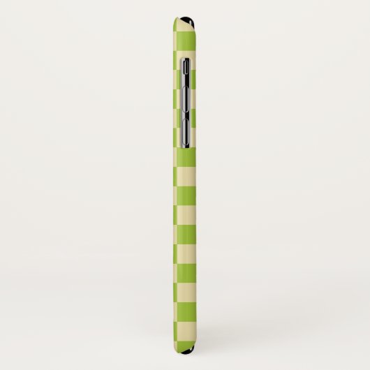 Gecontroleerd Apple Green en Beige Case-Mate iPhone Case (Achterkant/links)