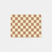 Gecontroleerd beige en bruin post-it® notes (Voorkant)