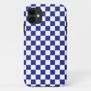 Gecontroleerd blauw en wit Case-Mate iPhone case