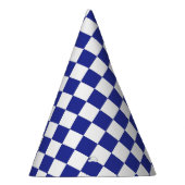 Gecontroleerd blauw en wit feesthoedjes (Rechts)