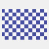 Gecontroleerd blauw en wit inpakpapier vel (Voorkant 2)