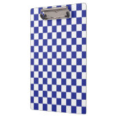 Gecontroleerd blauw en wit klembord (Links)