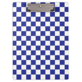 Gecontroleerd blauw en wit klembord (Voorkant)