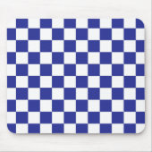 Gecontroleerd blauw en wit muismat (Voorkant)