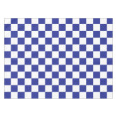 Gecontroleerd blauw en wit tafelkleed (Voorkant (Horizontaal))