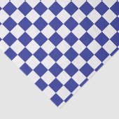 Gecontroleerd blauw en wit tissuepapier (Detail)