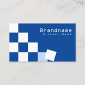 Gecontroleerd blauw en Witte Modern met de Stijlvo Visitekaartje (Voorkant)