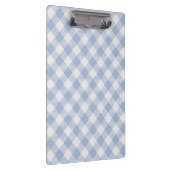 Gecontroleerd Blauw Gingham Classic patroon Klembord (Rechts)