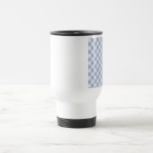 Gecontroleerd Blauw Gingham Classic patroon Reisbeker (Center)