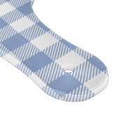 Gecontroleerd Blauw Gingham Classic patroon Snijplank (Hoek)