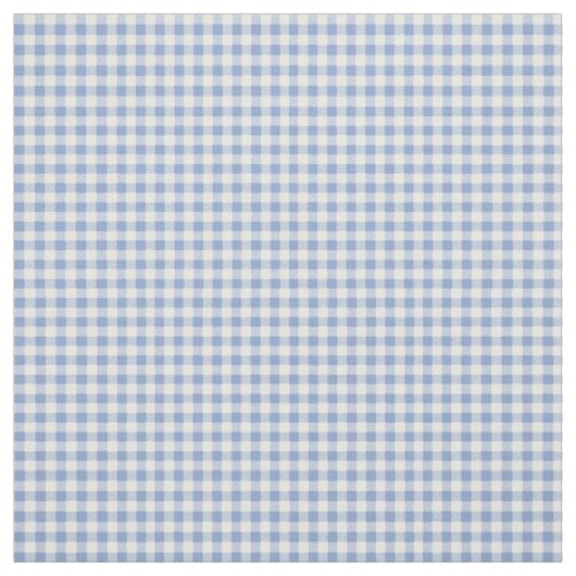 Gecontroleerd Blauw Gingham Classic patroon Stof (Swatch)
