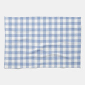 Gecontroleerd Blauw Gingham Classic patroon Theedoek (Horizontaal)