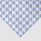 Gecontroleerd Blauw Gingham Classic patroon Tissuepapier (Detail)