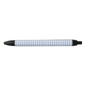 Gecontroleerd Blauw Gingham Classic patroon Zwarte Inkt Pen (Voorkant)