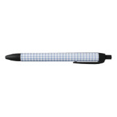 Gecontroleerd Blauw Gingham Classic patroon Zwarte Inkt Pen (Bodem)