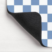 Gecontroleerd blauw/grijs en wit muismat (Hoek)