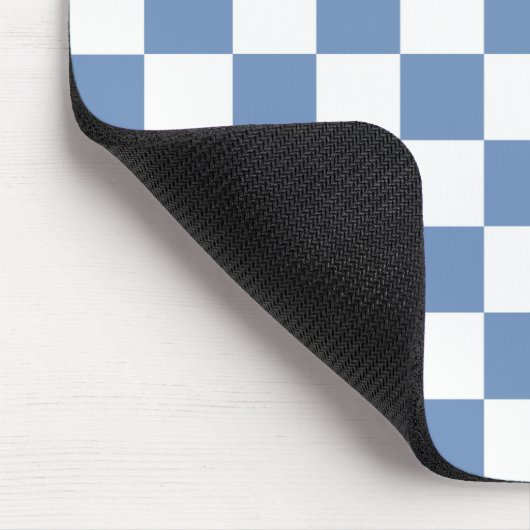 Gecontroleerd blauw/grijs en wit muismat (Hoek)