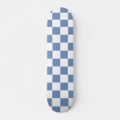 Gecontroleerd blauw/grijs en wit persoonlijk skateboard (Voorkant)