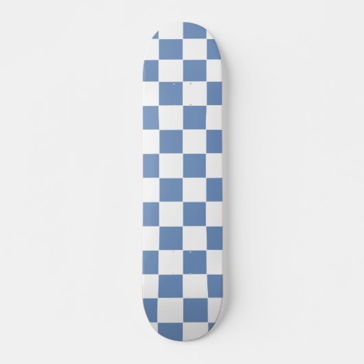 Gecontroleerd blauw/grijs en wit persoonlijk skateboard (Voorkant)