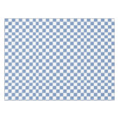 Gecontroleerd blauw/grijs en wit tafelkleed (Voorkant (Horizontaal))