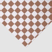 Gecontroleerd bruin en wit tissuepapier (Detail)