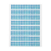 Gecontroleerd Buffalo Speld Blauw en Wit Adreslabel Wikkel (Vel)