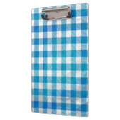 Gecontroleerd Buffalo Speld Blauw en Wit Klembord (Links)