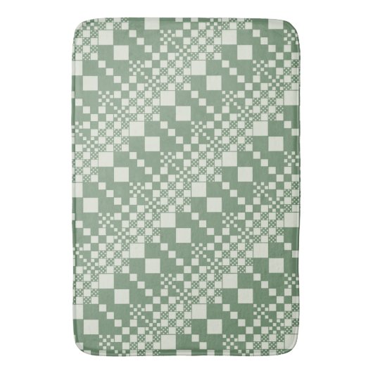 Gecontroleerd, controles in groen badmat (Voorkant Verticaal)