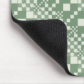 Gecontroleerd, controles in groen muismat (Hoek)