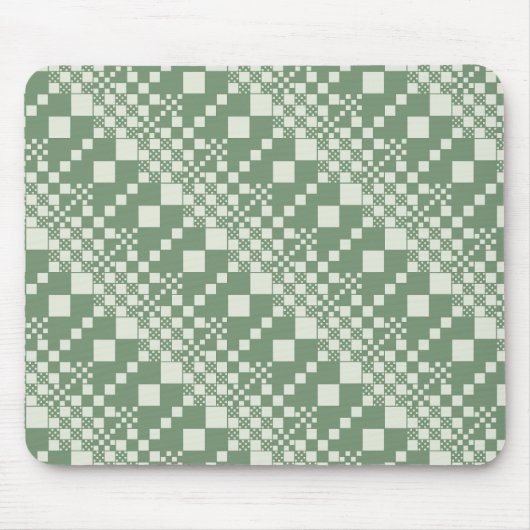 Gecontroleerd, controles in groen muismat (Voorkant)