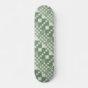 Gecontroleerd, controles in groen persoonlijk skateboard