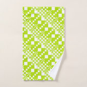 Gecontroleerd, Controles - Klein groen en wit Bad Handdoek (Handdoek)