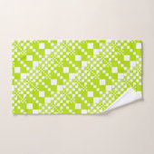 Gecontroleerd, Controles - Klein groen en wit Bad Handdoek (Handdoek)