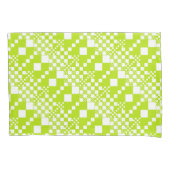 Gecontroleerd, Controles - Klein groen en wit Kussensloop (Voorkant-Links)