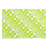 Gecontroleerd, Controles - Klein groen en wit Kussensloop (Voorkant-Rechts)