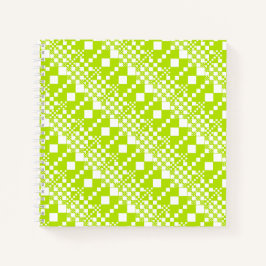 Gecontroleerd, Controles - Klein groen en wit Notitieboek