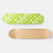 Gecontroleerd, Controles - Klein groen en wit Persoonlijk Skateboard (Horizontaal)