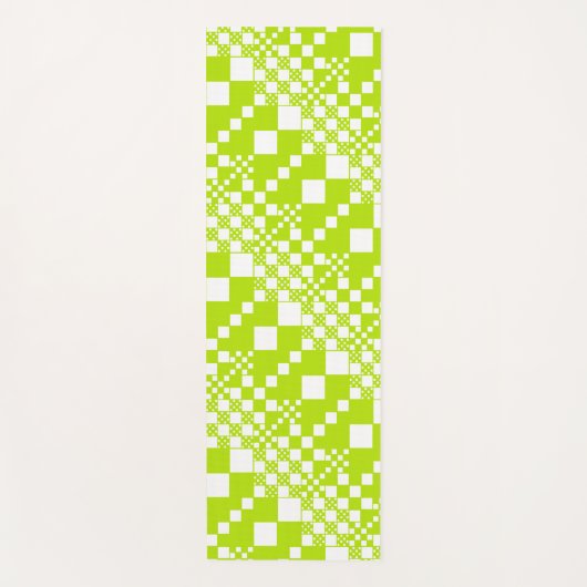 Gecontroleerd, Controles - Klein groen en wit Yogamat (Voorkant)