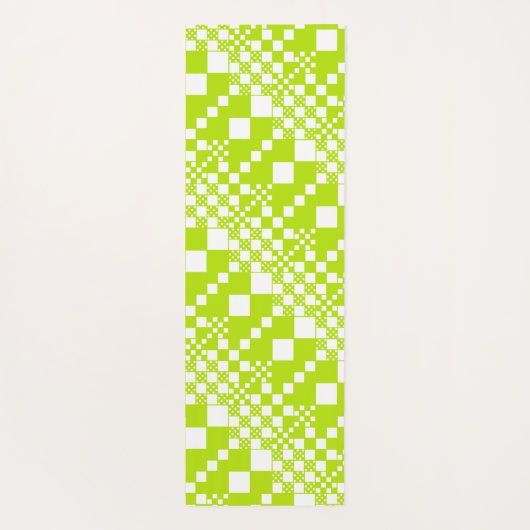 Gecontroleerd, Controles - Klein groen en wit Yogamat (Achterkant)