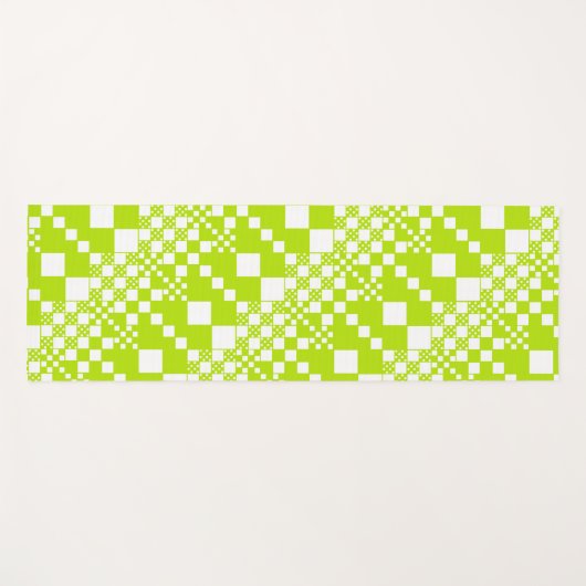 Gecontroleerd, Controles - Klein groen en wit Yogamat (Voorkant (horizontaal))