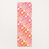 Gecontroleerd, Controles - Roze, Oranje en crème Yogamat (Voorkant)