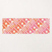Gecontroleerd, Controles - Roze, Oranje en crème Yogamat (Voorkant (horizontaal))