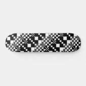 Gecontroleerd, controles - Zwart-wit Persoonlijk Skateboard (Horizontaal)