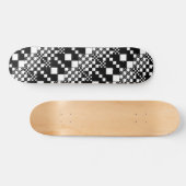 Gecontroleerd, controles - Zwart-wit Persoonlijk Skateboard (Horizontaal)