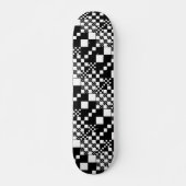 Gecontroleerd, controles - Zwart-wit Persoonlijk Skateboard (Voorkant)