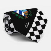 Gecontroleerd Cuba-Stropdas, Stropdas mode Cubaans (Opgerold)